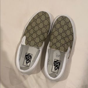Gucci printed vans